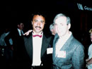 Peter with Manuel from Fawlty Towers