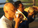 Conch lesson with Tere